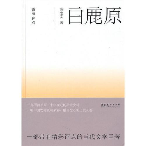 如何评价小说《白鹿原》