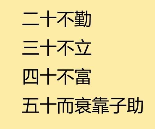 20不惑30而立什么靠子助