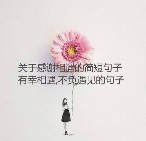 一个女生说感恩遇见不负不欠是什么意思