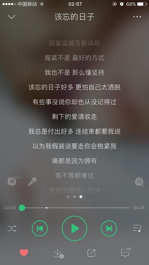 琴声潇潇该忘的忘不掉是哪首歌的歌词