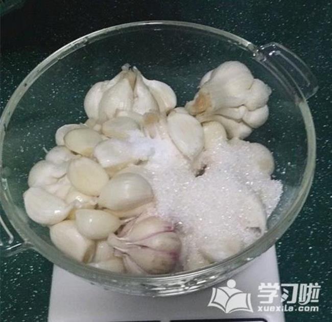 老陈醋腌蒜正宗做法