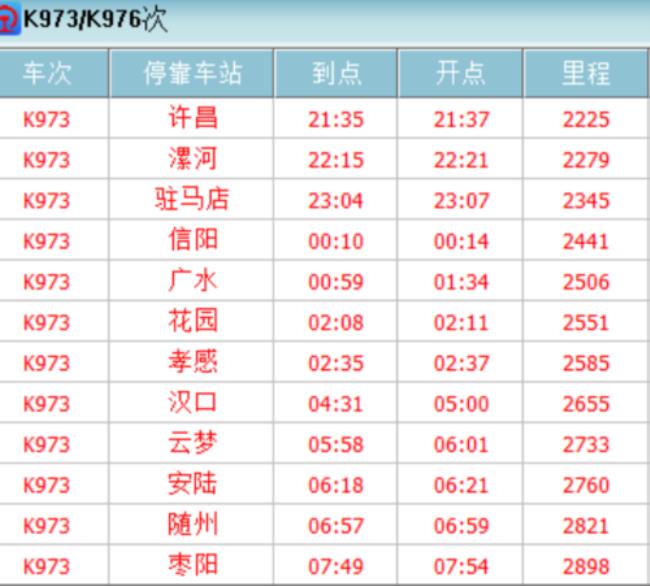 g1282列车途经站点