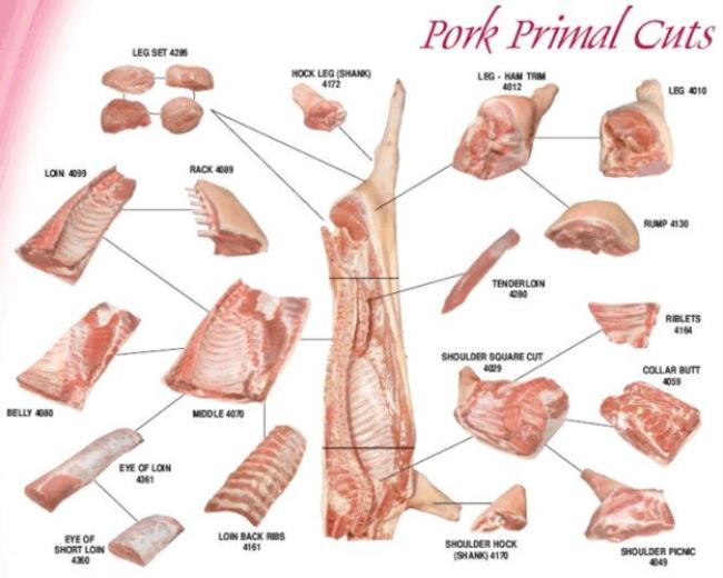 猪肉分割技巧