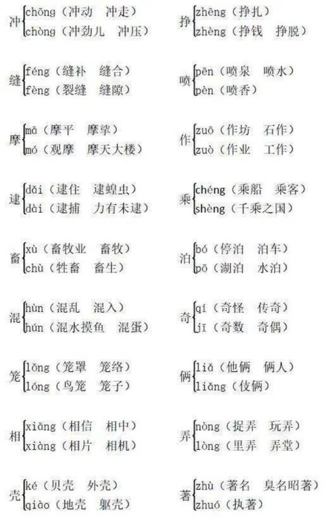 朗字多音字念什么