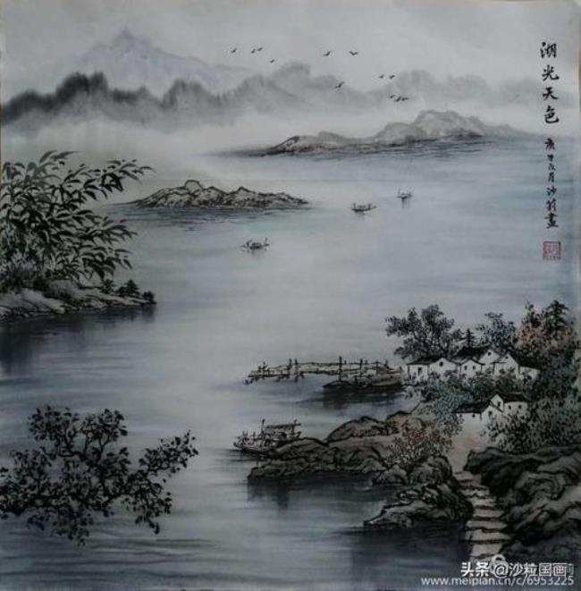 烟雨入江南山水如墨染出自哪