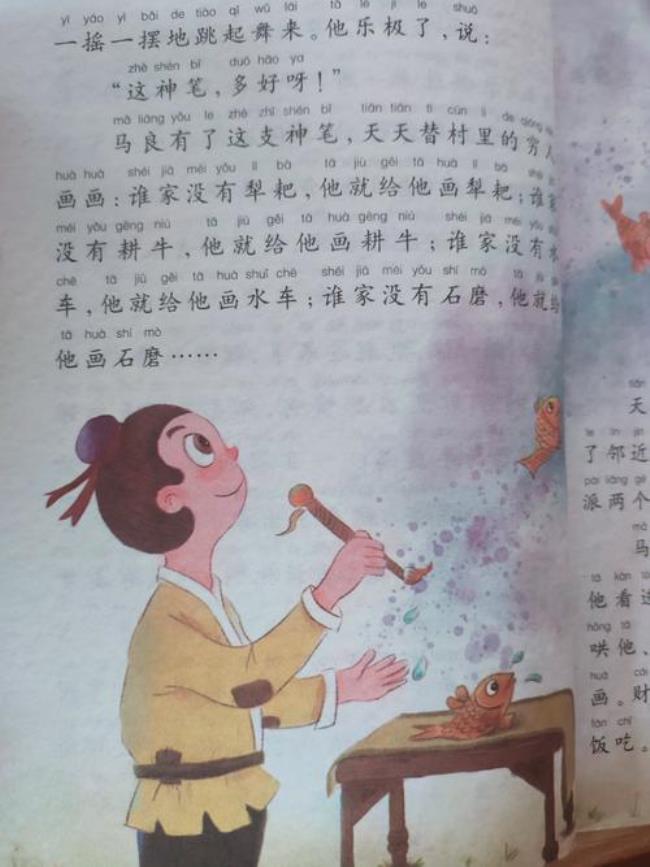 神笔马良画的第一件东西是什么