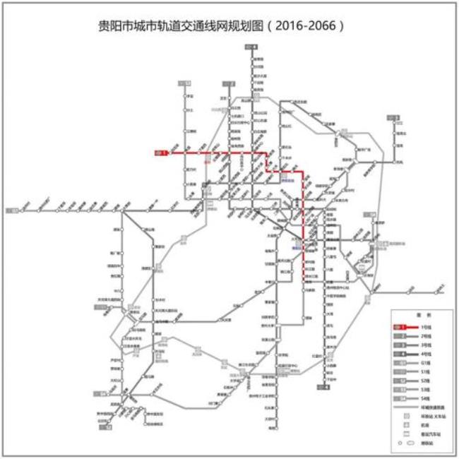 贵阳二号线路线