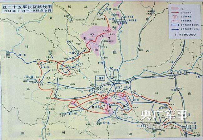 两万五千里长征起点和终点