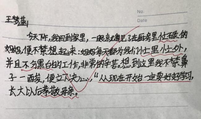 鼻子一酸的那一刻五年级50字