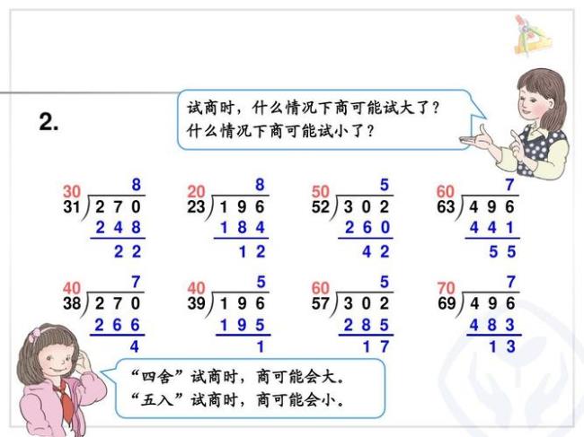 被除数与除数和商的关系