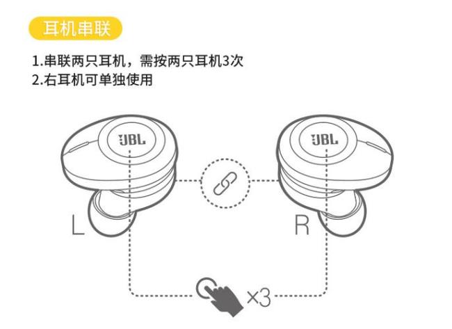 jblt120tws蓝牙耳机说明书