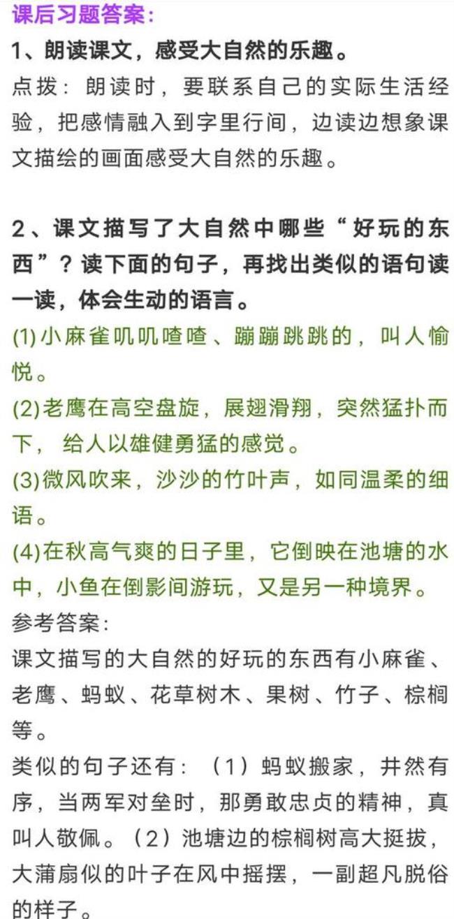 金大力课文段落分析