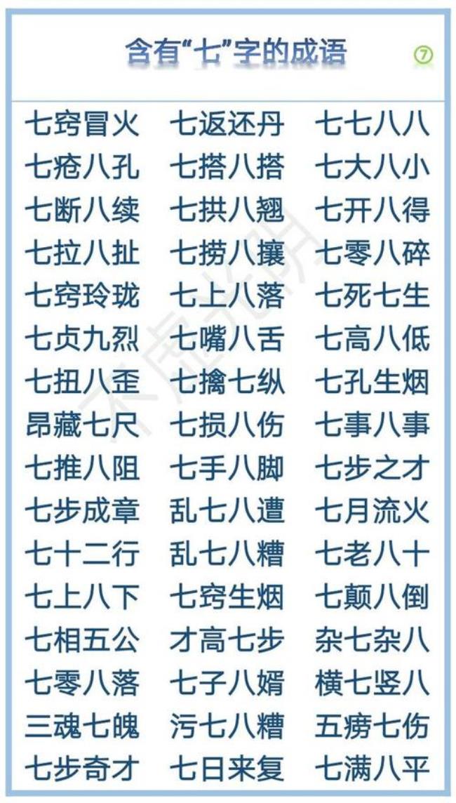 九数字开头的成语大全