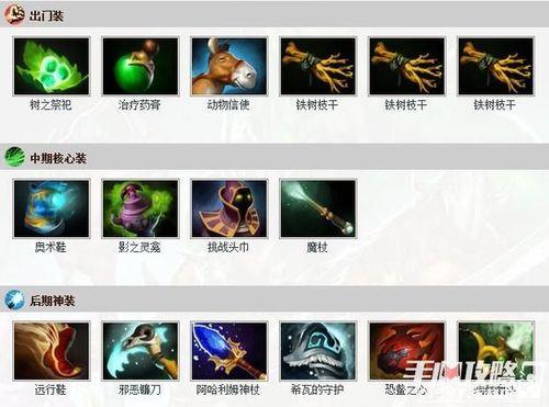 dota2凤凰出装顺序