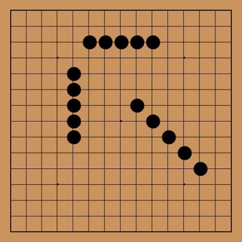 五子棋可以5个5个下吗