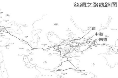 丝绸之路路线图完整版