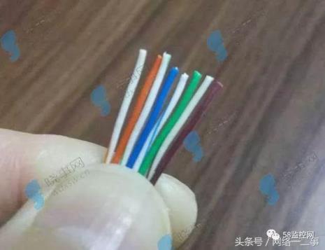 网线有黑线红线水晶头怎么接