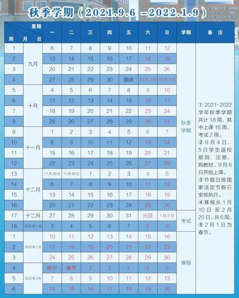 北京农业大学2022开学时间