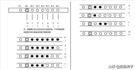 自制横笛子的正确孔尺寸