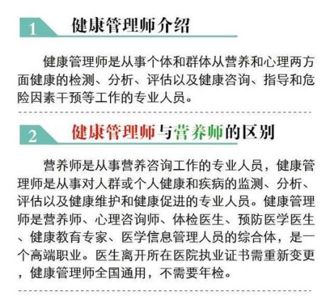 健康管理师4级报考条件