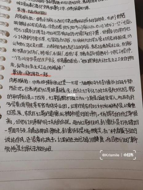 红星照耀中国第四章概括50字