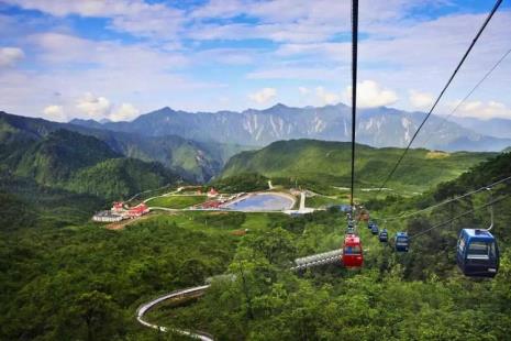 西岭雪山新索道海拔