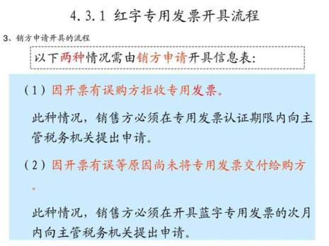 销方申请开具红字发票流程