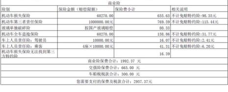 10万纯电动汽车保险费多少