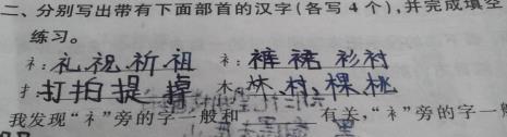 有与字形旁的汉字