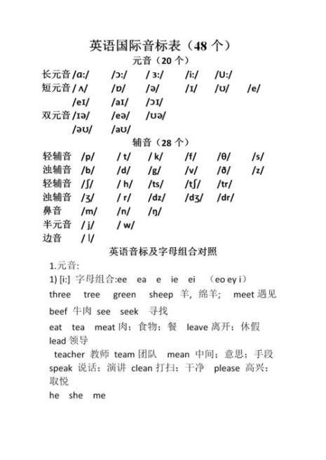 短元音单词20个