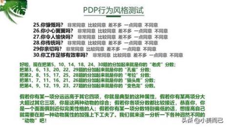 pdp测试是一项关于什么测试