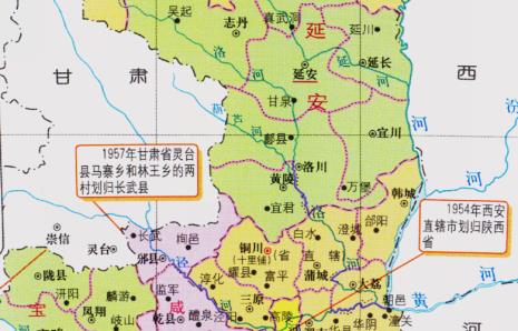 河南与陕西交界处地图