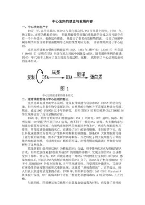 中心法则从什么水平揭示了