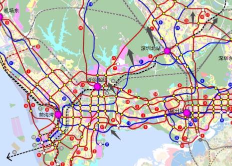 深圳地铁5号线经过高铁站么