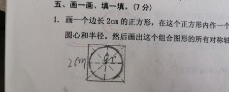 怎样用圆规在圆内画一个正方形