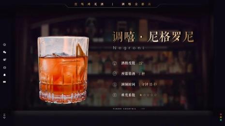 尼格罗尼鸡尾酒配方