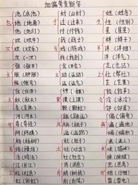 丑字旁的字有哪些