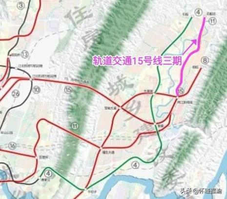 重庆18号线路线图