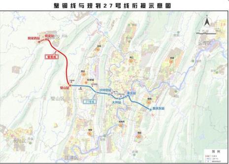 重庆东环铁路线路图