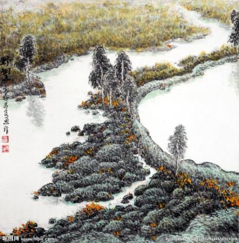 野望秋景描述150字