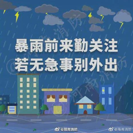 面对暴雨天气正确的避险措施