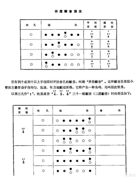 长笛低音do的指法