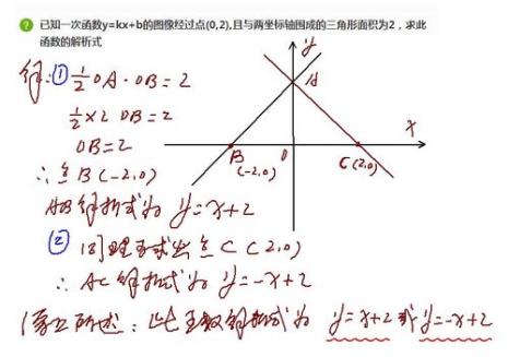 两条一次函数互相平行说明什么