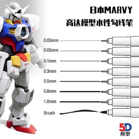 高达勾线教程