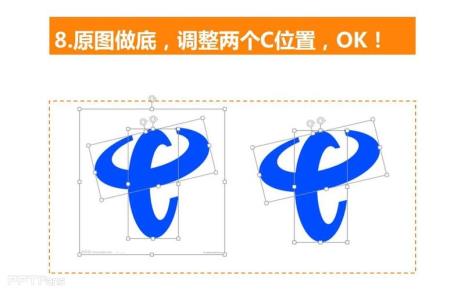 请简要说明中国电信标志的创意