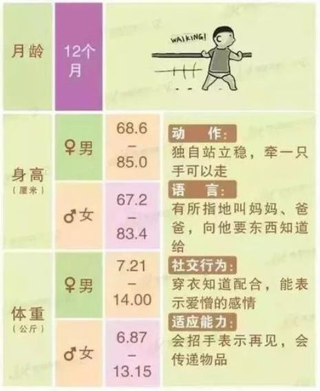 7个月宝宝发育指标是什么