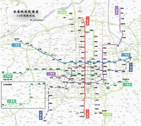 西安地铁6号线的全部站点广州