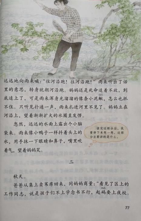 小英雄雨来多音字