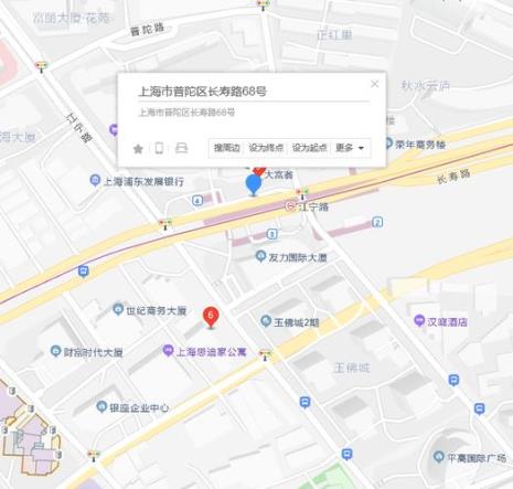 上海长寿路属于哪个区