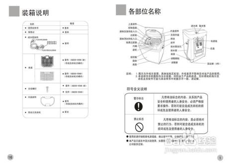 海尔惜恩洗衣机使用说明书